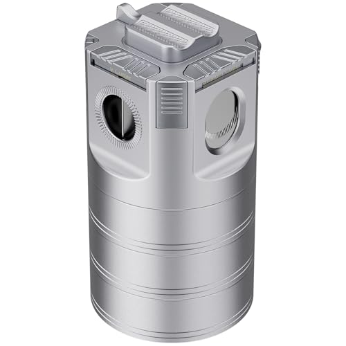 XIFEI 8-in-1 Desktop Cigar Lighter with Straight V-Cut Cutter 3 Ashtrays 3 Draw Enhancer Tools 2 Stands Cigar Punch 4 Jet Flame Butane Torch Lighters Luxury Accessories Gift Set (Silver)