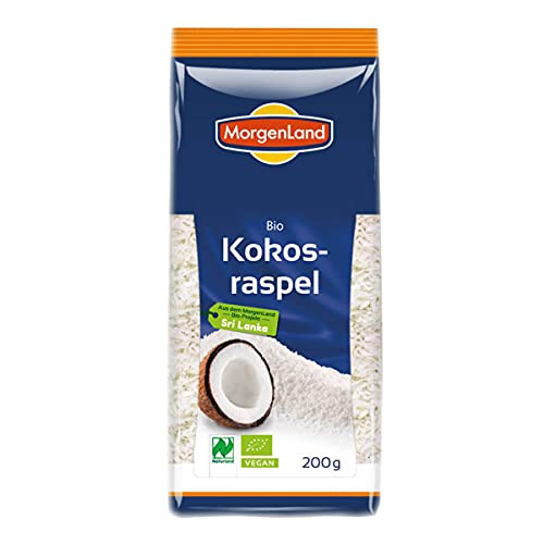MorgenLand - Kokosraspel - 200 g - 6er Pack