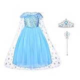 Anwendbare Szene: Dieses Kleid ist für Mädchen im Alter von 2-8 geeignet. Perfekt für Abschlussballkleider, Halloween-Cosplay, Geburtstagsfeiern, Ankleideserien usw.