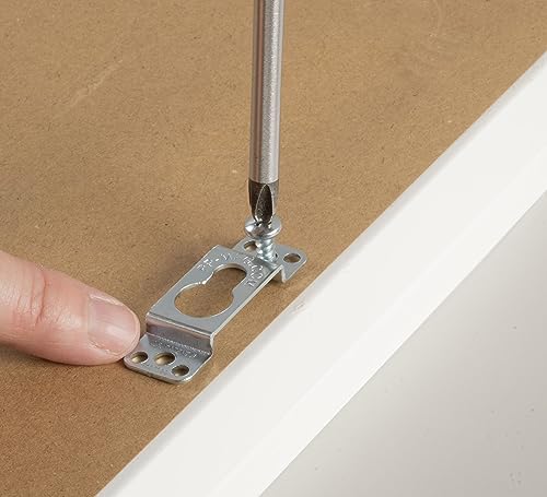 Image of Fletcher Picture Perfect No-Wire Hanging Kit | Keeps Frames Level with Flush Mount Hardware for Wall Art, Mirrors & Signs | Supports up to 100lbs. | Pack of 5 Kits