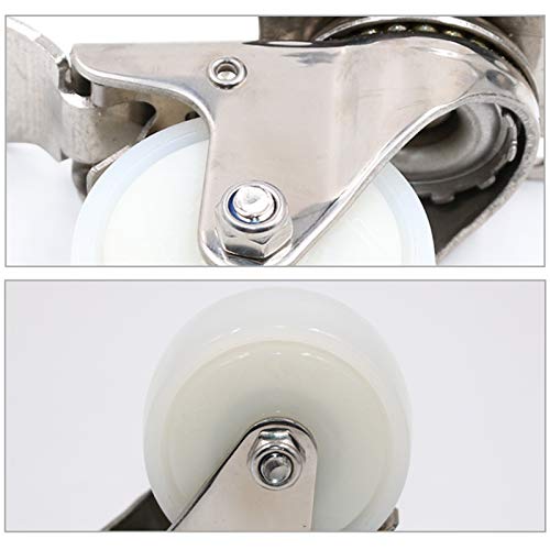 Roulettes pivotantes robustes pour petits meubles et chariots mobiles - 5