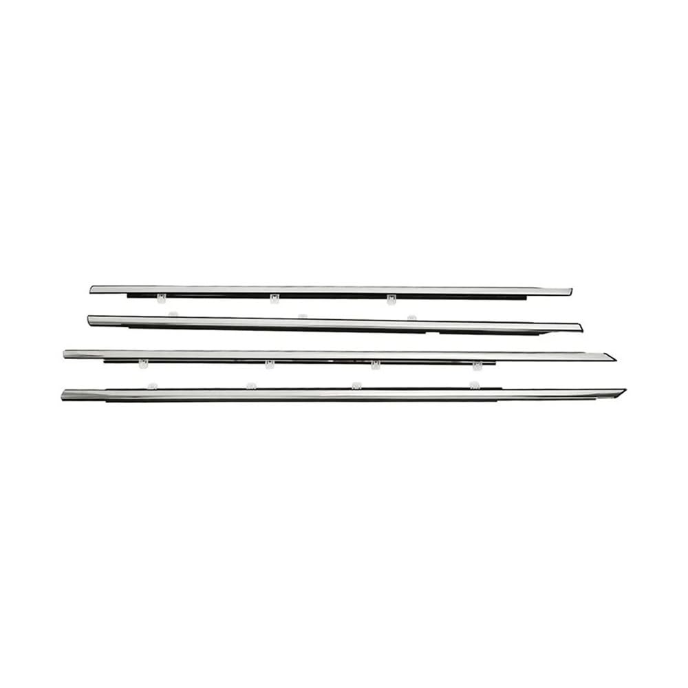 Syxlsjw Chrome Sealing Strip Car Door Window Glass Sealing Strips Shelters Rubber Trim Strip For Honda For Accord 2008 2009 2010 2011 2012