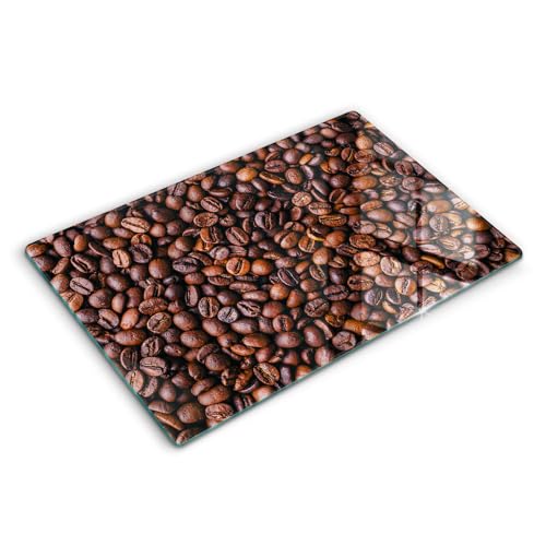 Plaque de cuisson protection induction anti-rayures 80x52cm Wallfluent café grain - 2