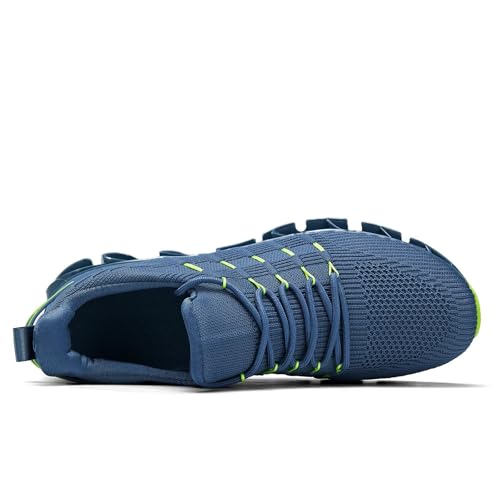 Image of Mens Running Shoes Mesh Breathable Trail Runners Fashion Sport Blade Walking Tennis Sneakers