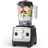 Aeitto Blenders for Kitchen with 1800W Motor, 68Oz. Large Capacity, 2-in-1 Blender & Grinder Combo, BPA-Free Countertop Professional Blender for Smoothies, Ice Crush, Frozen Drinks, Silver