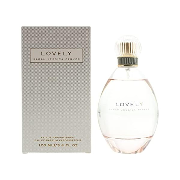 Lovely by SJP - Sweet, Floral, Musky Amber Woody Eau De Parfum Spray Fragrance for Women - With Notes of Mandarin, Bergamot, Apple, and Cedarwood - Intense, Long Lasting Scent - 3.4 oz