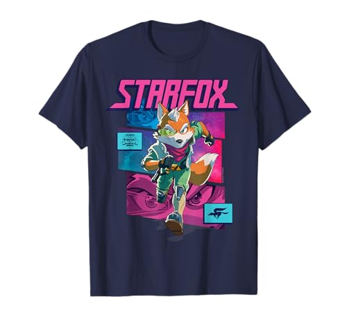 Image of The Super Mario Galaxy Movie Starfox Fox McCloud Action T-Shirt