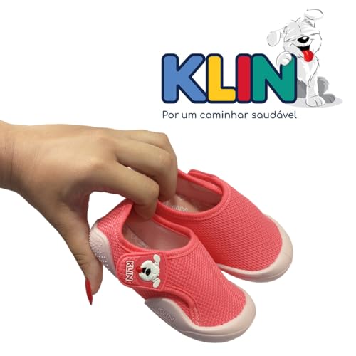 Sapato Infantil Klin New Confort Rosa Goiaba - TAMANHO 24
