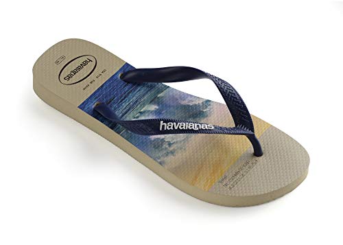 Chinelo Hype, Havaianas, Masculino, Areia/Marinho, 39/40