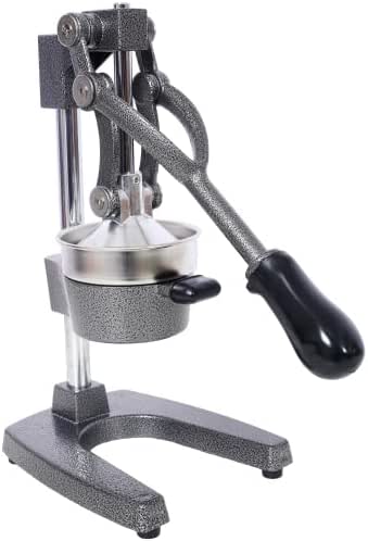 Cast Iron Citrus Juicer, Extra-Large Commercial Grade Manual Hand Press,
