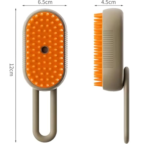 Escova de Vapor para Pets Elétrica Recarregável Autolimpante com Cabo Cores Sortidas Para Cachorro G