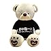 LIUCHANG Plüschspielzeug Große Umarmung Umarmungen Teddy Panda Spielen Puppen Bären Pillen Spielzeug Puppe Mädchen Happy Farbe: 04white Größe: 120 cm (2.8kg) liujiapeng55