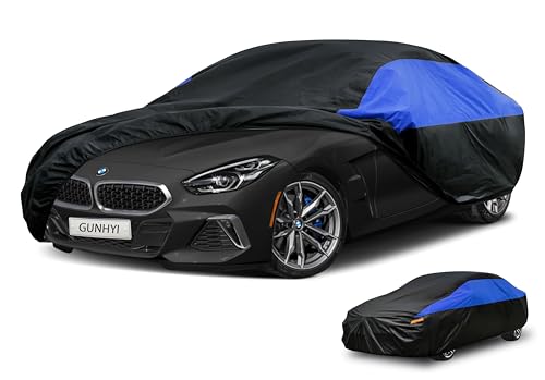 Image of GUNHYI Car Cover Custom Fit Z4 Waterproof All Weather, Lightweight Full Car Cover Outdoor Sun UV Rain Dust Snow Wind Protection.