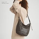 The Sak Sequoia Hobo Bag - Premium Large Leather Women's Handbag for Everyday & Travel - Durable Purse With Zipper Pocket - Image 5