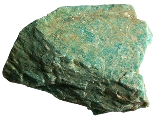 Amazonite Mineral with Green Cleavages - 2 Unpolished Pieces of Rock