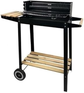 Garden Mile barbeque grill Charcoal BBQ Grill bbq charcoal portable barbecue grill Wooden Shelf Outdoor Brazier Wheels Barbeque Steel coal bbq outdoor grill smoker bbq