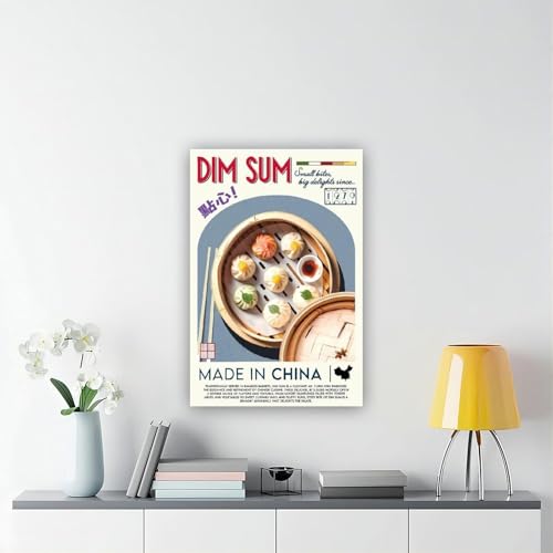 Poster Dim Sum décoration murale salon et chambre 61x91