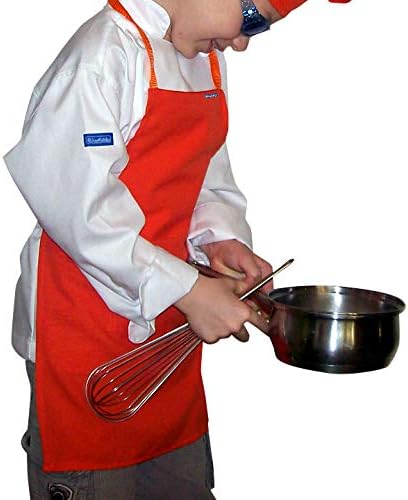 Miniatura 4 de Traje de chef profesional para niños, no es un juguete, uniforme real, chaqueta de chef, delantal, pantalones, guantes y toalla, gran regalo (niños