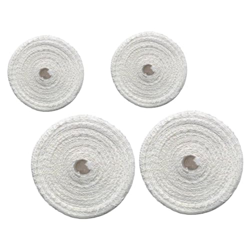 HOLIDYOYO 4 Rollos Malla Elástica de Algodón para Carne para Cocina Cuerda Suave para Embutidos Jamón y Preparación de Alimentos
