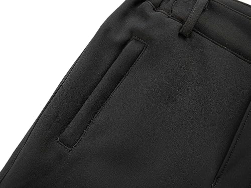 Kids Water Repellent Softshell Trousers Boys Fleece Lined Windproof Pants Outdoor Girls Hiking Trousers4