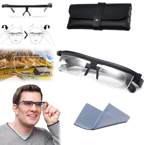 Imgjsx Clear View Pro Adjustable Glasses, ClearView Pro Adjustable Lens Glasses, 2025 New Adjustable Dial Vision Lens (1*Pc)