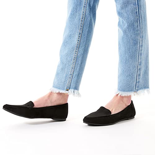 Image of XAPPEAL Ivie - Women's Classic Faux Suede Comfortable Pointed Toe Slip-on Loafer Flats