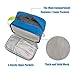 HawLander Kids Toiletry Bag for Travel, Small Size for Boys or Girls, With Carry Handle (Blue)