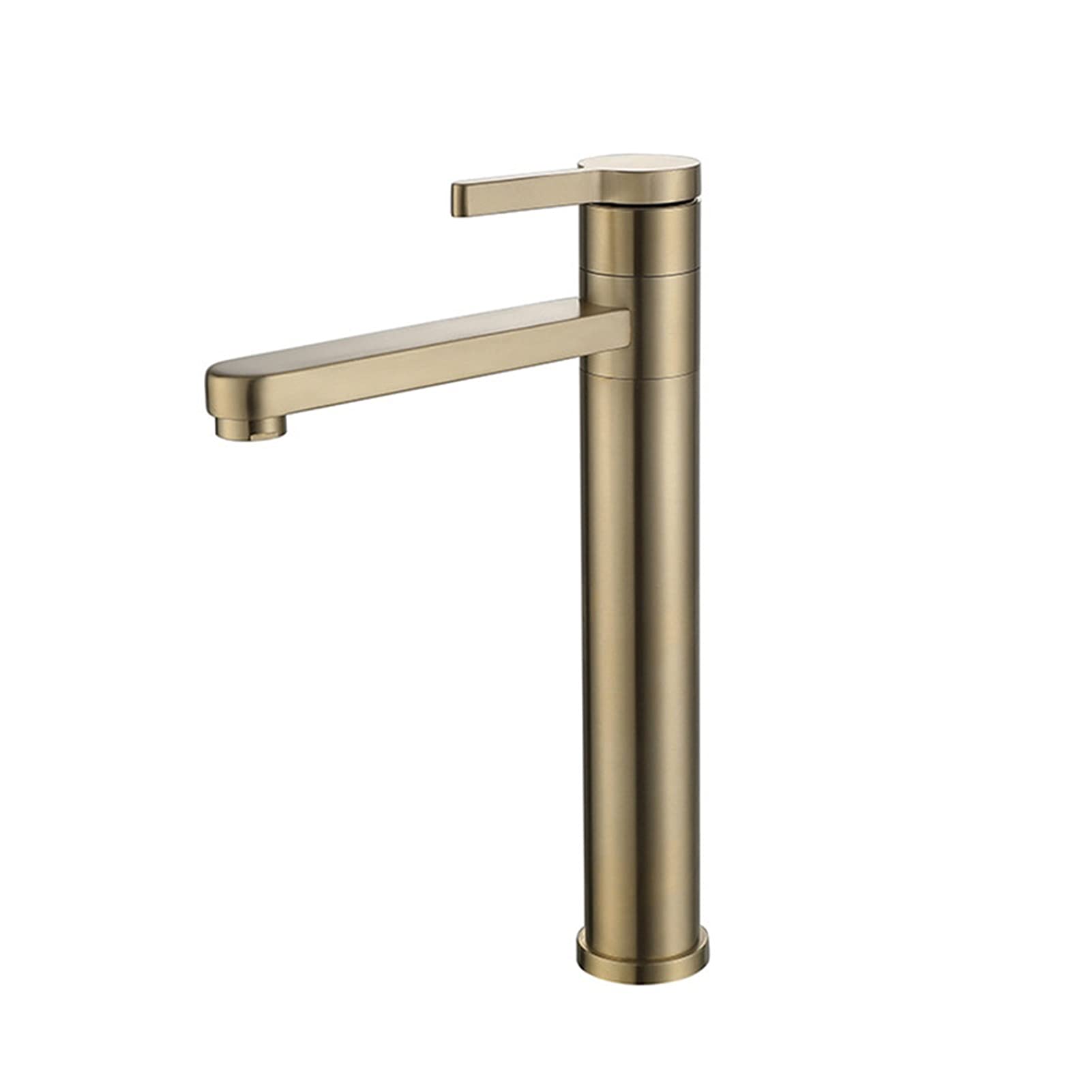 Mooilko Giallo Bathroom Faucet Black Bathroom Basin Faucet Cold And Hot Water Mixer Sink Tap Single Handle Deck Mounted Black And Goldtap Easy To Install(Giallo)