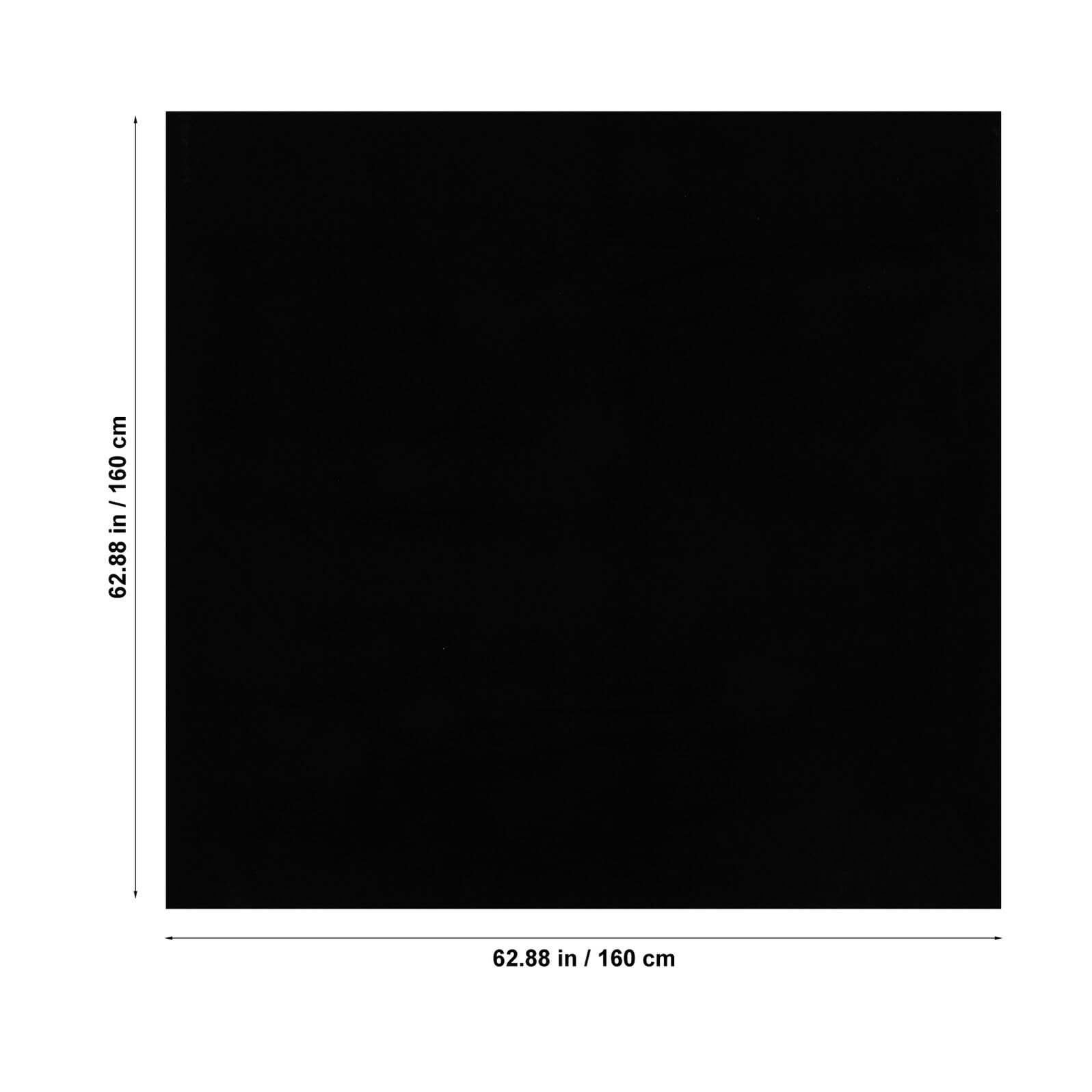 Lurrose Sfondo Fotografico Nero Velluto Nero 1,5x1,5 M Resistente All’usura Lavabile per Studio Fotografico e Riprese Video
