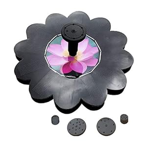 Outdoor Mini Macht Water Fountain Garden Pool Pond Panel Bird Bath Floating Water Fountain Garden Decor Accessoires voor fonteinfonteinen in de tuin (Color : C)