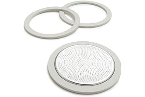 Bialetti Replacement Gasket & Filter Set for 6-Cup Espresso Maker
