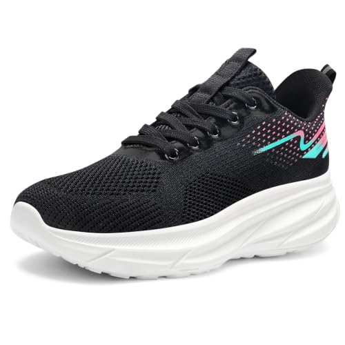 Image of Padgene Womens Sneakers Lightweight Tennis Walking Shoes Sports Running Shoes for Woman Mesh Breathable Gym Fashion Sneakers Athletic Comfortable Casual