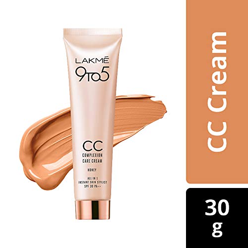 Image of Lakme Absolute Perfect Radiance Skin lightening /Brightening Night Creme 50 g And Lakme9 to 5 Complexion Care CC Cream, Honey, 30g