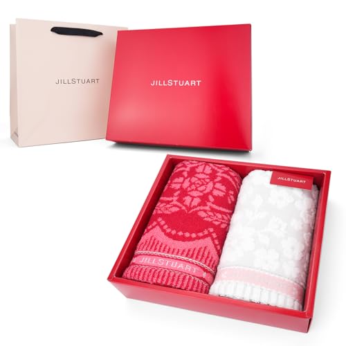 【純正ショッパー付き】JILL STUART ジルスチュアート ボヌール フェイスタオル 2枚セット 新築 引越し内祝い 出産祝い プレゼント ギフト (JSA042)