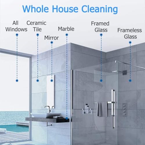 Robô Limpador De Janelas, Robô De Limpeza De Vidros Inteligente 3000pa, Pulverizador Duplo De Água/C