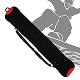 Snowboard Sleeve Cover Case 140x40cm Snowboardtasche Zur Reiseaufbewahrung Transportschutz Koffer Neopren,VerschleißFest, Rutschfest Und Wasserdicht,PräFekt FüR Unterwegs,Leicht Zu Tragen,Red