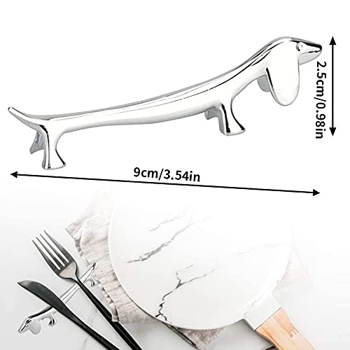 6 Portabacchette A Forma Di Bassotto - Supporto Per Posate, Design Carino E Funzionale - Foto 6