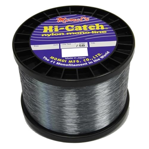 Momoi's Hi-Catch Nylon Monofilament 2 Pound Spool 100lb. 1220yd. Clear