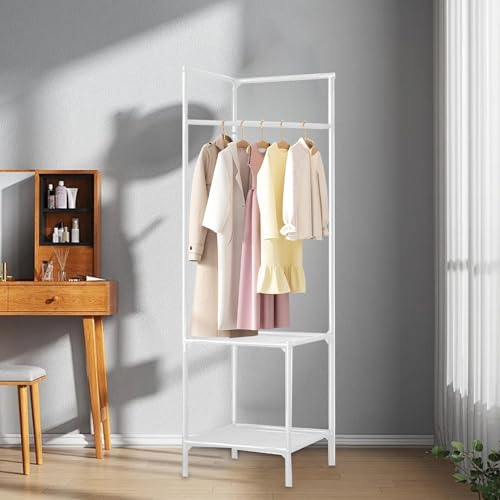 Porte-vêtements peu encombrant et support de rangement pour angles vides - 3