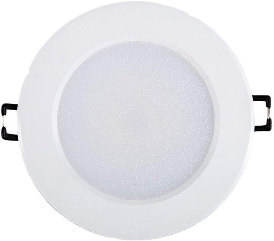 Plafonnier encastré LED rond alu spot de plafond pour salon et cuisine