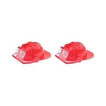Amazon.co.jp: 2セットシミュレーション消防士安全ヘルメット