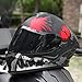 JQF Gear Motorcycle Full Face Dual Visor Helmets for Adults Street Bike Racing Motorbike Helmet A8 DOT Approved (Matte Lidless Eye, XL)
