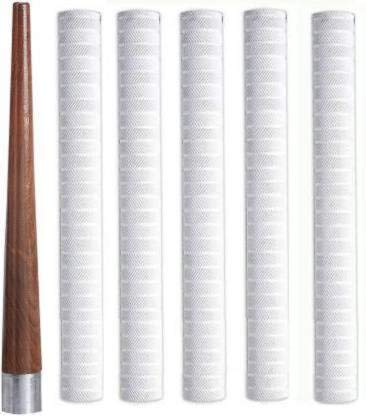 Krullers- Set of 5 Cricket bat Grips & 1 Wooden Cricket Bat Cone White Color (Grip Cone) Pack of - 6 (B097RFYRVZ) Amazon Price History, Amazon Price Tracker