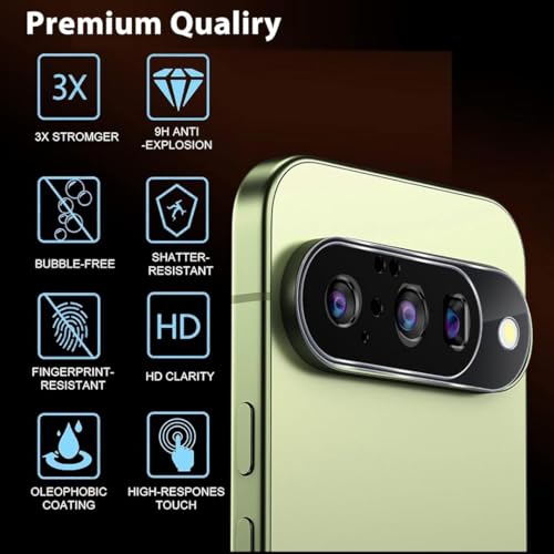 Image of iGluz Compatible with Google Pixel 10 Camera Lens Protector (1 Pack) | Premium 9H Tempered Glass Camera Guard | Ultra Clear HD | Scratch Resistant | Case Friendly Fit | Bubble Free Easy Installation