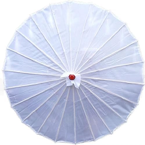 Bestage 33" Handmade Oiled Parasol Bamboo Silk Umbrella Chinese Japanese Art Classical Dance Umbrella for Wedding Parties Photography Costumes Cosplay Decoration and Other Events