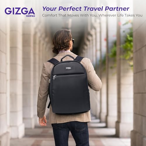 Image of GIZGA essentials 25L Laptop Backpack Fits Upto 15.6 Inch Laptops| Number Lock, USB Charging Port, Water Resistant, Multiple Compartments, Padded Straps, Bottle Holder| Travel Bag for College & Office