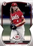 2023 Bowman Draft #BD-52 Rhett Lowder Cincinnati Reds Official MLB Baseball Card in Raw (NM or Better) Condition