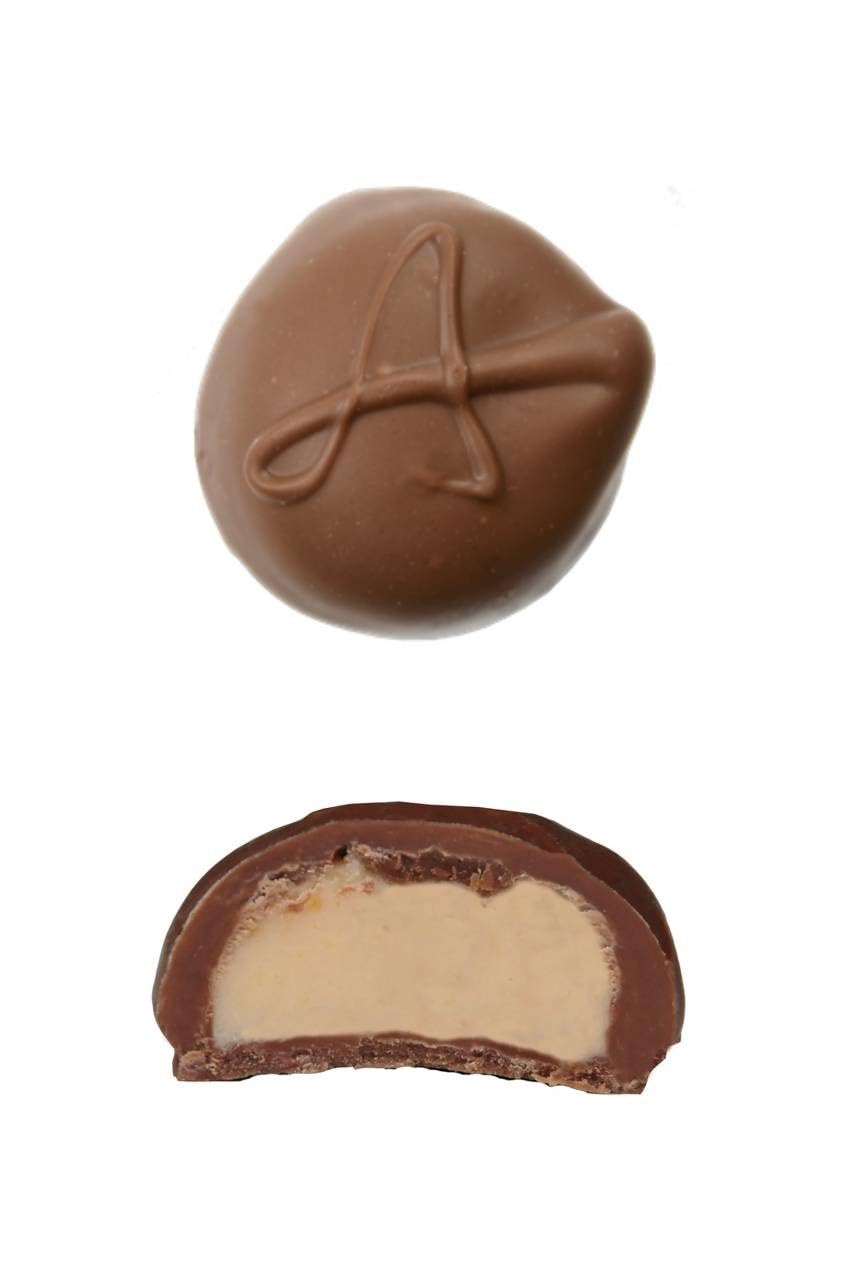 Mrs. Cavanaugh's 1 lb Apricot Cream Mixed (Milk 65% & Dark 35%) Chocolate