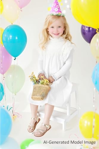 Image of Felix & Flora Toddler Girl Sandals - Little Girl Easter Dress Shoes Lightweight Open Toe Beach Holiday Flats