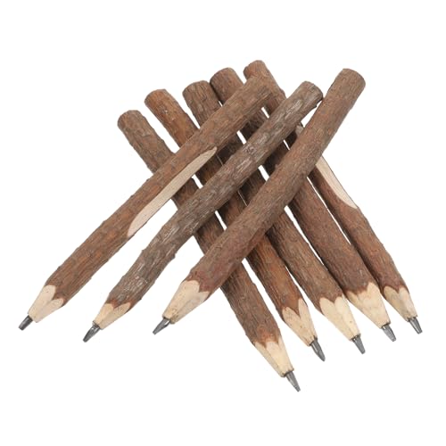 Pencils de grafito 30 piezas 5 pulgadas madera natural miniatura 1